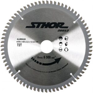 TCT BLADE FOR ALUMINIUM D210 T72 d30 08853