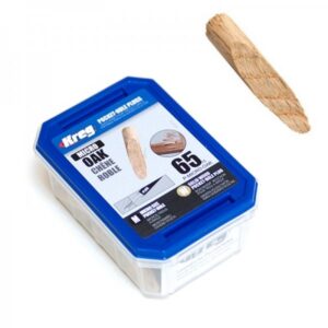 Solid-Oak Micro Pocket-Hole Plugs