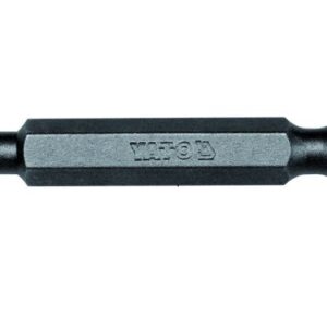 Screwdriver bits 1/4''x50 mm, hex 6 mm, 50 pcs YT-7874