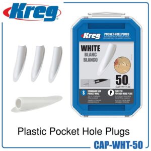 Plastic Pocket-Hole Plugs - 50 Count